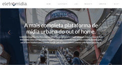 Desktop Screenshot of eletromidia.com.br